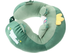 Almohada Cervical De Viaje Suave En Forma De U De Algodón Pp, Cómoda Y Lavable, Cojín De Soporte Para El Cuello.