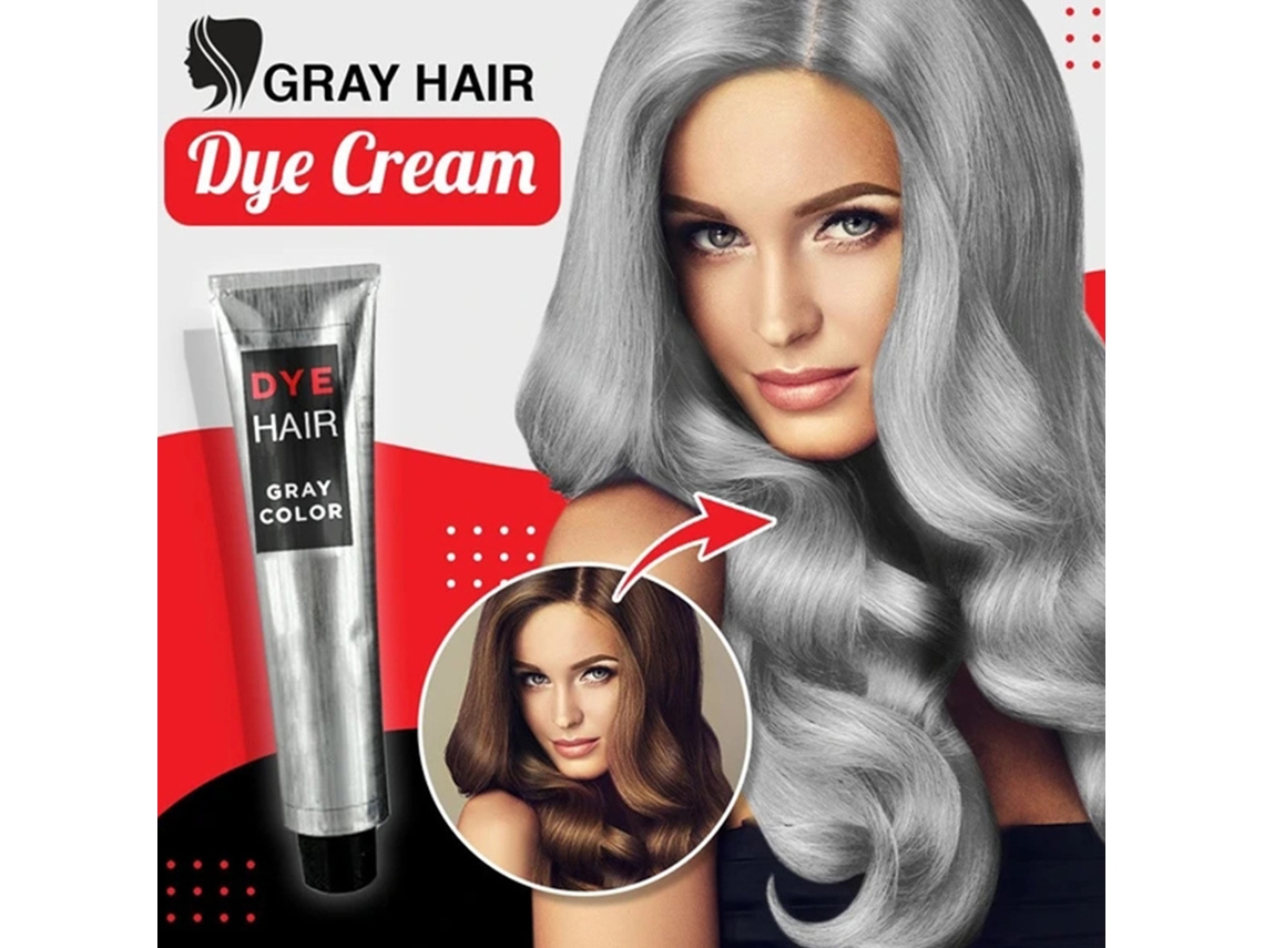 Vlrla-100ml Unisex Gray Cabelo Color Wax Cream