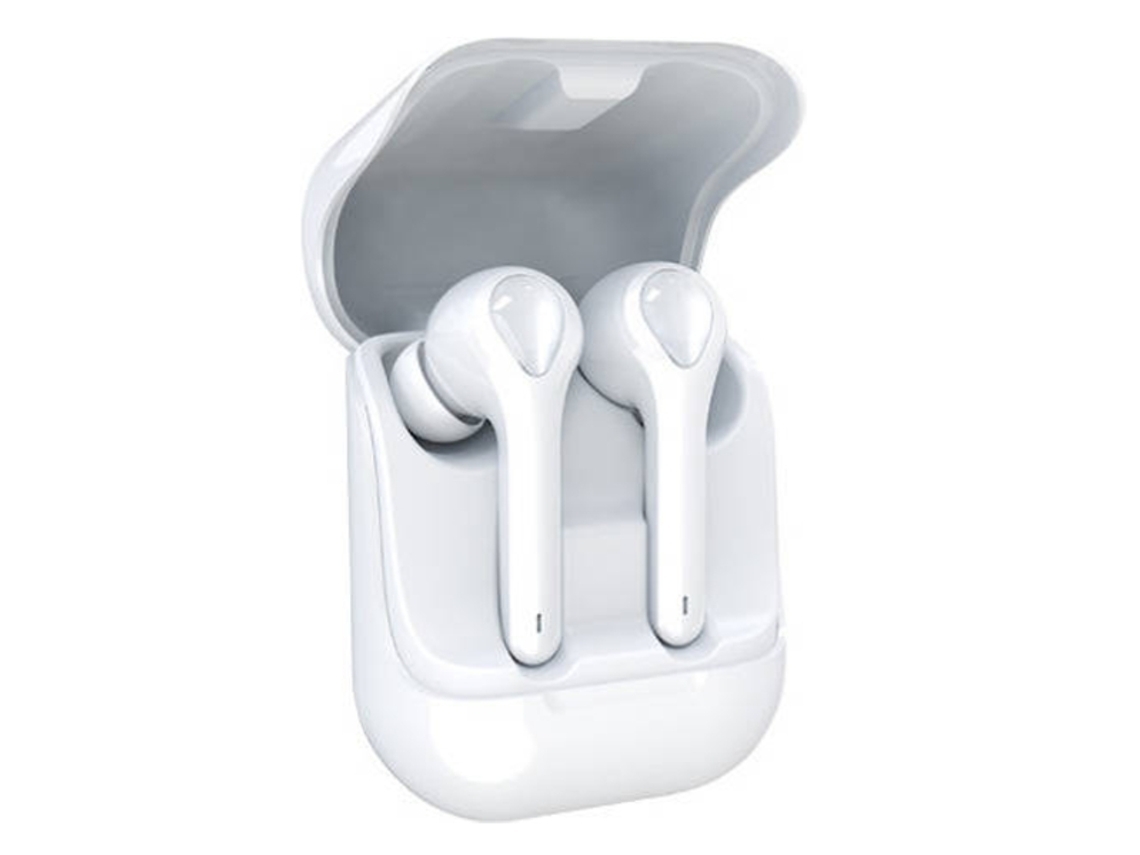 YEMAESRE Carga inalámbrica YEMAESRE Auriculares Bluetooth con cancelación de ruido Blanco