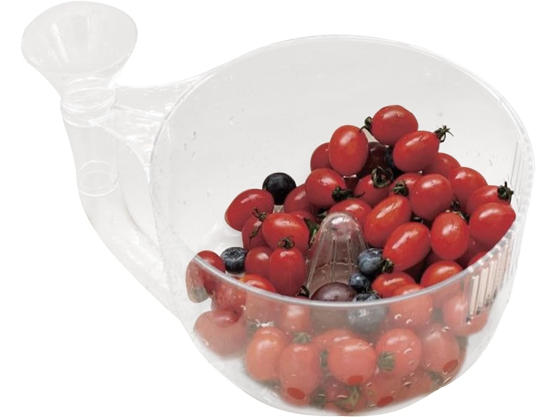 Lavadora automática de frutas y verduras con cuba de lavado y escurridor multifuncional - Gokoco