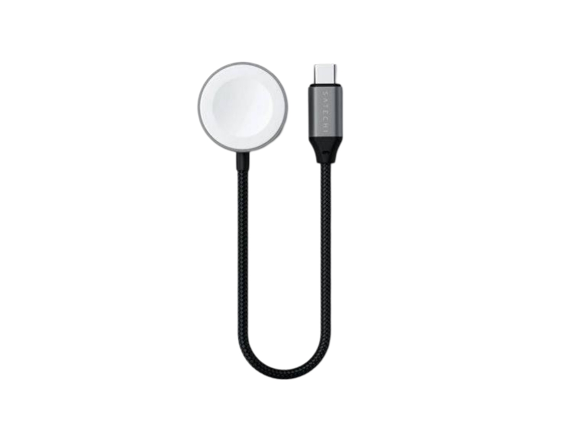 Satechi Cable De Carga Rápida Mfi Magnético Para Apple Watch Gris