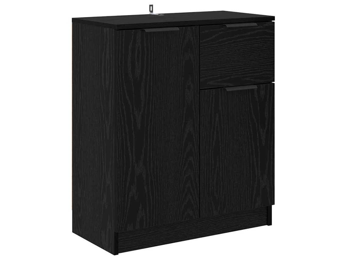 Aparador MAISON EXCLUSIVE Roble Negro 60x30x70 cm Madera Procesada