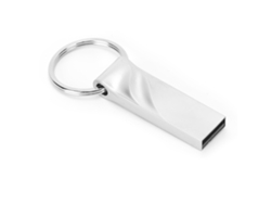 Unidad Flash Usb (mini Portátil, Material Metálico) Unidad Flash Usb Mini Metálica Con Patrón De Agua Usb2.0, Plata 128gb