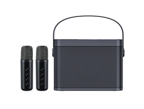 Altavoz Bluetooth Mini kit de karaoke inalámbrico para el hogar compatible con doble audio pequeño Ktv Set negro