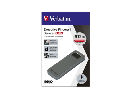 Verbatim 53656 Disco SSD Externo 512 Gb Gris
