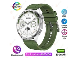 Reloj inteligente para adultos, pantalla HD, GPS, fitness, deportes, 1,43 pulgadas, con brújula, resistente al agua IP68 LY Ebike