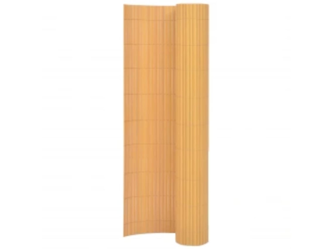 Panel de valla VIDAXL Amarillo PVC  (90x400cm)