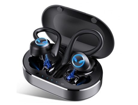 Auriculares Bluetooth True Wireless Q25 Pro Bluetooo Bass Noise Cancelling Gaming Earhook Black