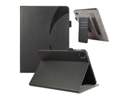 Protector de pantalla para iPad Air 11 (2024), Pro 11 (2020), Air (2022) y Air (2020) en piel sintética negra, anticaídas Hengrongshen (2025).