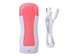 Calentador de cera portátil de fusión rápida para depilación, rosa y blanco
