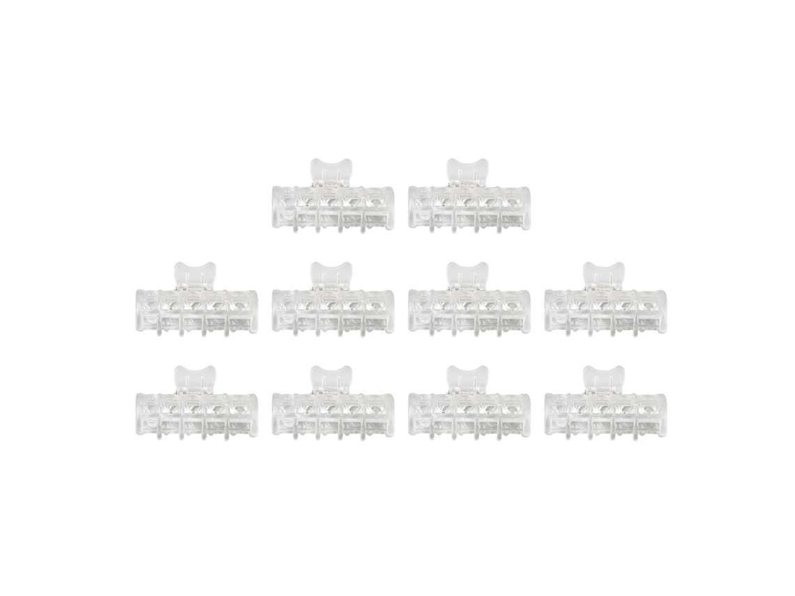 2026-10 Clips De Aislamiento Para Permanente De Cabelo Resistente Ao Calor, Fixação Segura, Clips De Cabelo Para Salão Para Mulheres E Meninas