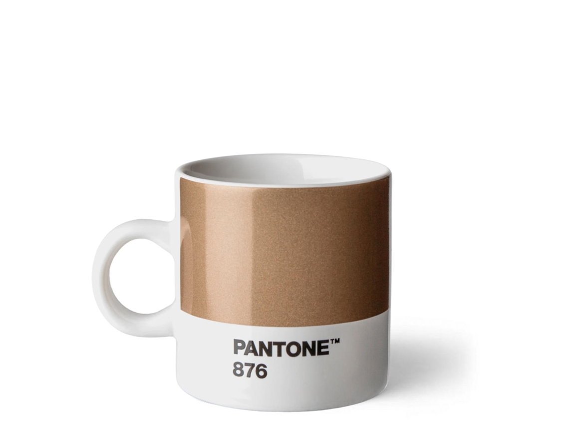 Taza de Expreso BEBLAU Pantone Copenhagen Design 876 (120 ml - Bronze)