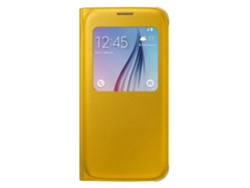 Funda S View Pu SAMSUNG Galaxy S6 Amarillo