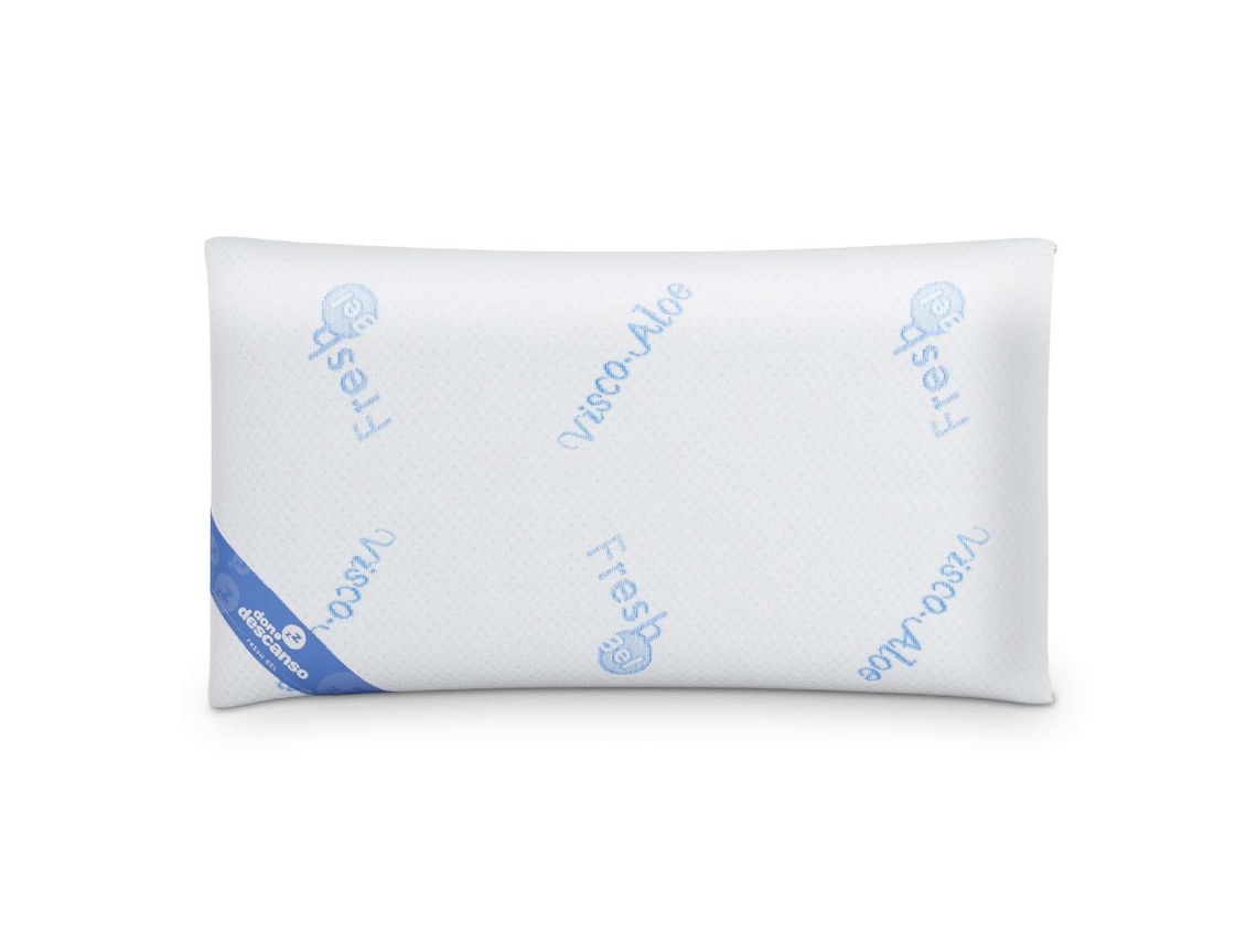 Almohada De Dormir Nalui Copos Gel Fresh Firmeza Copos Viscoelásticos Blanco (70x38)