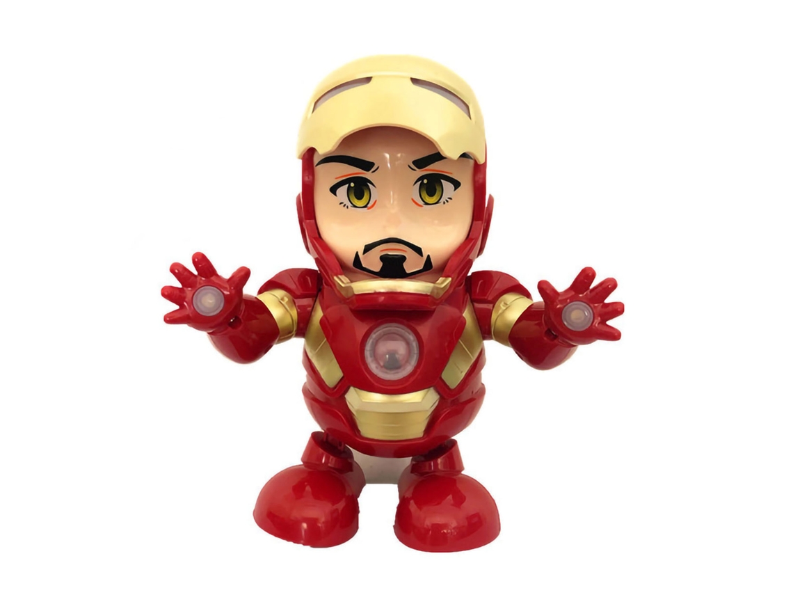 Pequeño Robot Bailarín De Juguete Con Luz Y Música, Máscara Deslizante Para Niños, Rojo.