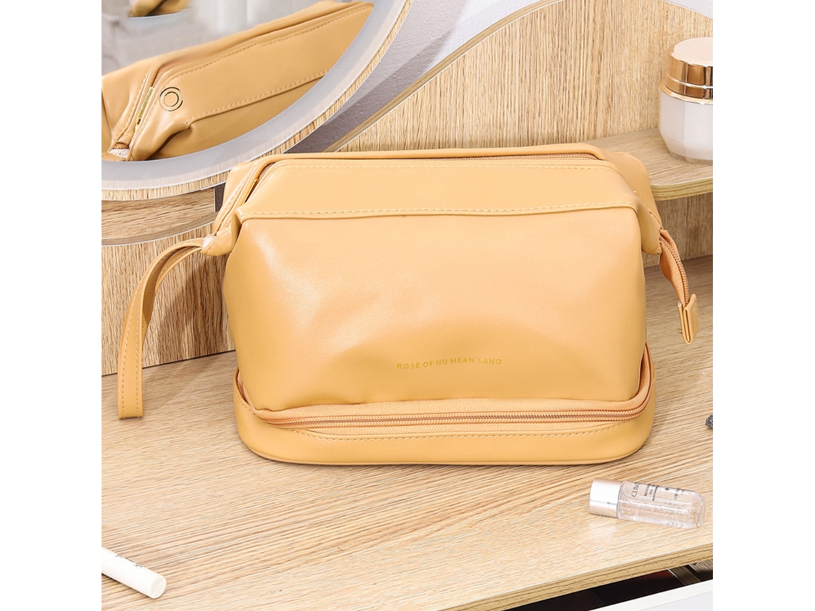 Neceser De Maquillaje Para Mujeres De Doble Capa Y Alta Capacidad Sunflare