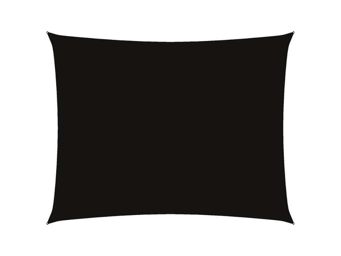 Maison Exclusive - Toldo De Vela Rectangular Tela Oxford Negro 5x7 M