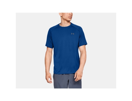 Camiseta de Hombre UNDER ARMOUR Tech Tam Azul (L)