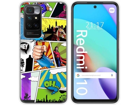 Carcasa Xiaomi Redmi 10 TUMUNDOSMARTPHONE Comic Multicolor