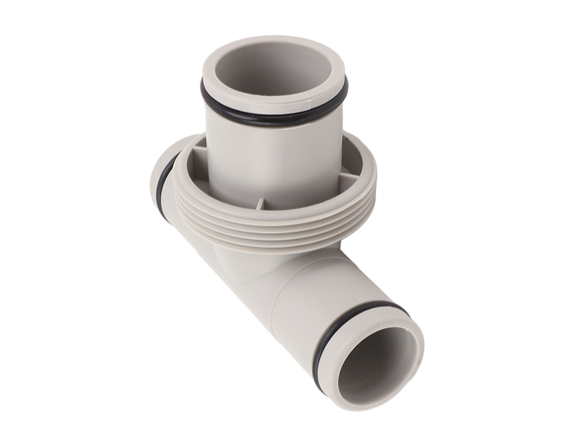 Adaptador de manguera en forma de T con rosca para bomba de piscina, de 1,5 pulgadas a 1,25 pulgadas.