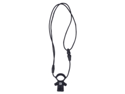 Colgante Para La Dentición Del Bebé En Silicona Con Forma De Astronauta, Collar Masticable Para Niños, Negro.