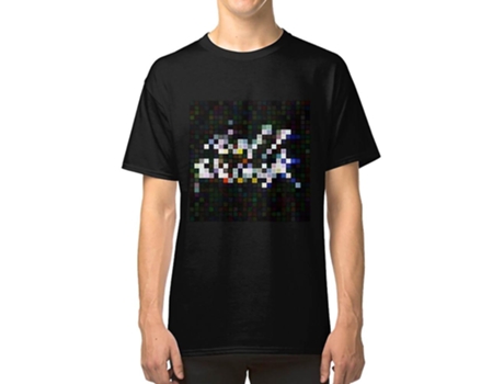 Camiseta ROCKINSTONE Pixelated Famous Albums Of 100 Algodón para Hombre (XL)