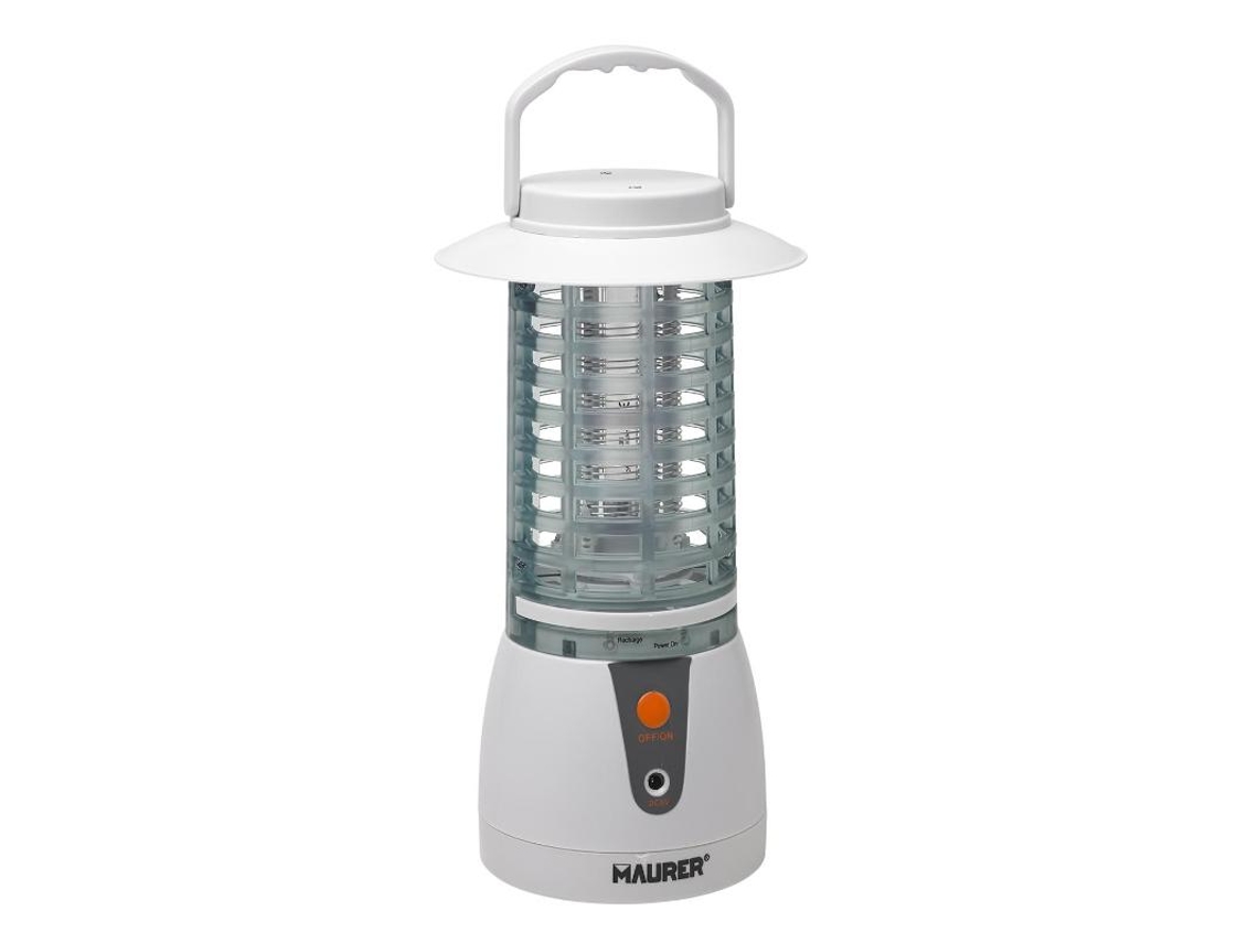 Exterminador de insectos con bateria de litio recargable 12 w.