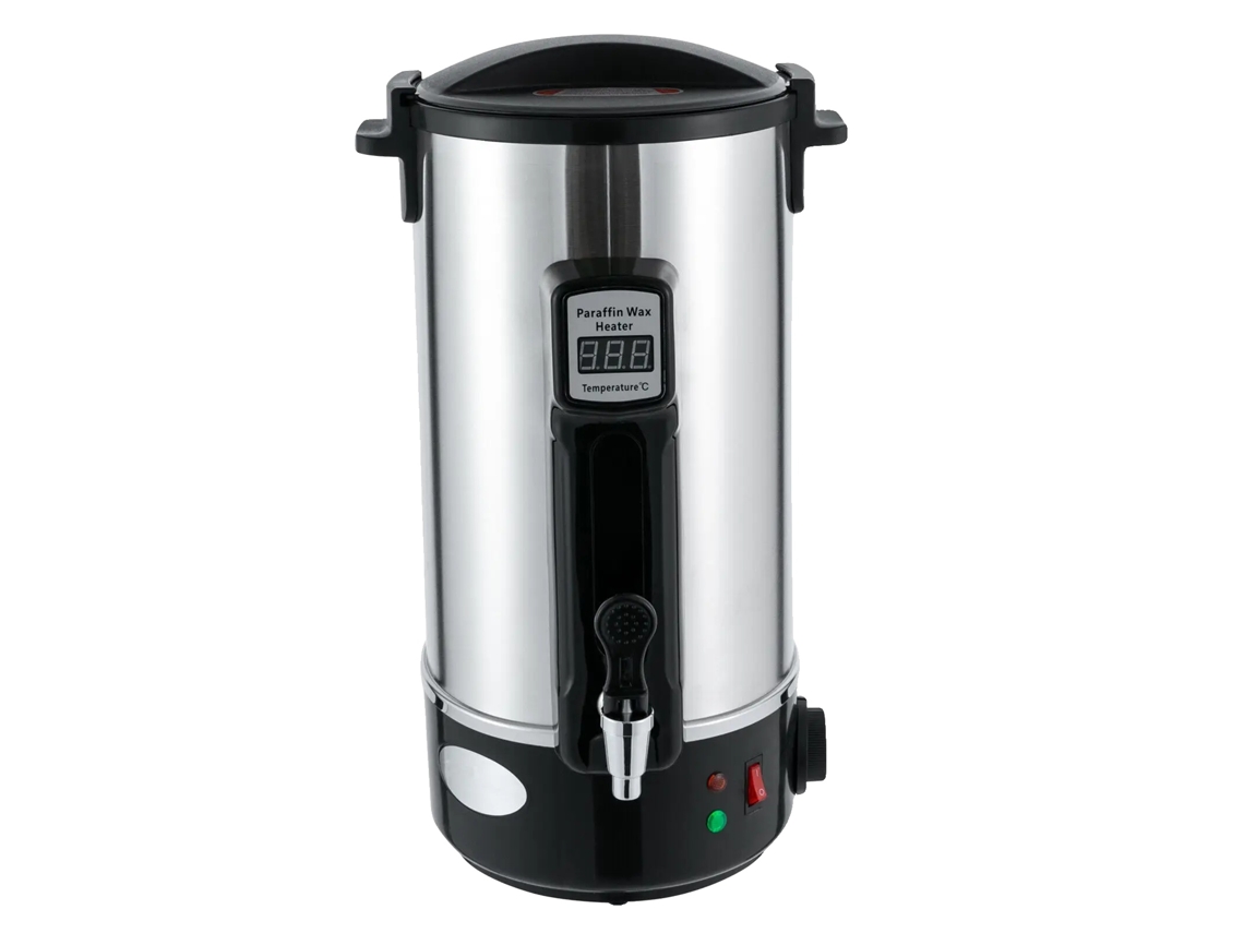 Fundidor de cera, capacidad de 10,8 l, calentamiento rápido, OEM plateado