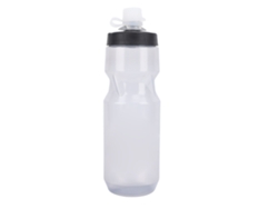 Vlrla-botella De Agua Deportiva 710ml Con Tapa Hermética Válvula Ajustable Reutilizable Pp5 Silicona Para Gimnasio Y Exterior Gris