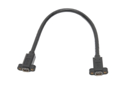 Adaptador Mini Displayport Hembra A Hembra 8k 60hz 4k 144hz Con Panel De Montaje De 30 Cm