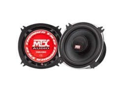 Altavoces coaxiales bidireccionales MTX Audio de 10 cm, 4ω, 70 W RMS, chasis de aluminio, bobina de Ø25 mm, tweeter de neodimio de Ø22 mm