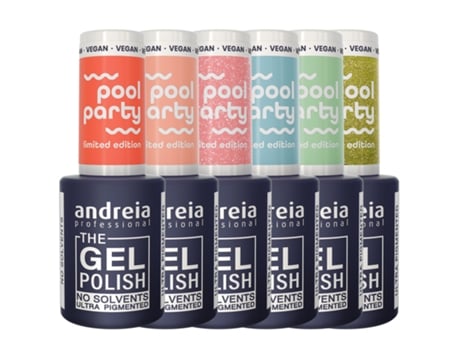 Esmalte de Uñas de Gel Colección Pool Party 6Uni ANDREIA