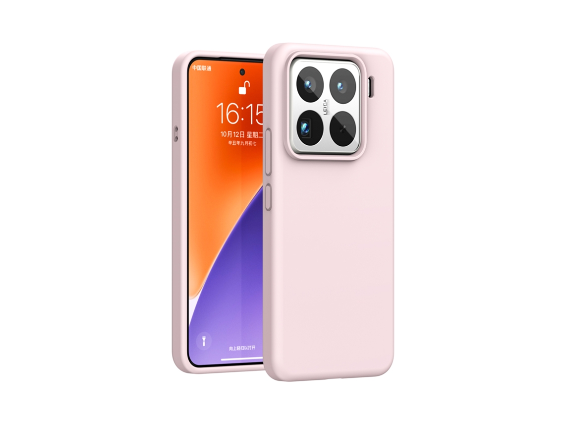 (rosa, Xiaomi 15) Funda Protectora De Silicona Líquida A Prueba De Golpes, Compatible Con Teléfonos Xiaomi.