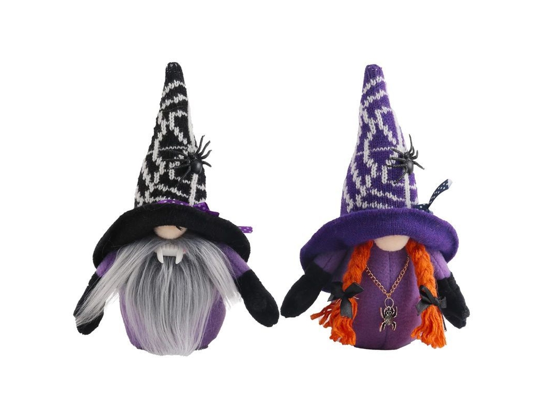 2026-adorno De Duende Halloween Con Arañas Muñeco Sin Cara Para Decoración De Mesa Regalo
