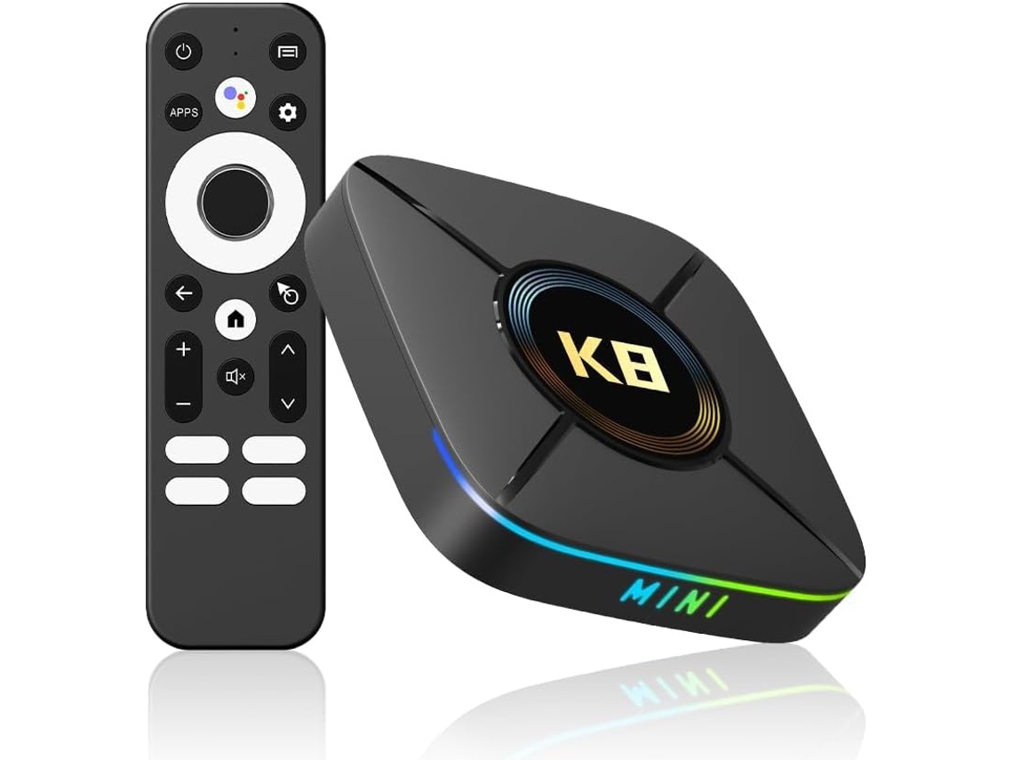 Tv Box Android 14.0 Con 2 Gb De Ram Y 32 Gb De Rom, Compatible Con 4k/6k/8k, Wifi 5, Chipset Rk3518 (negro)