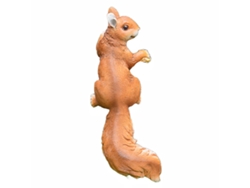 Figura Decorativa De Resina Con Forma De Ardilla Mediana Para Jardín De Árboles.