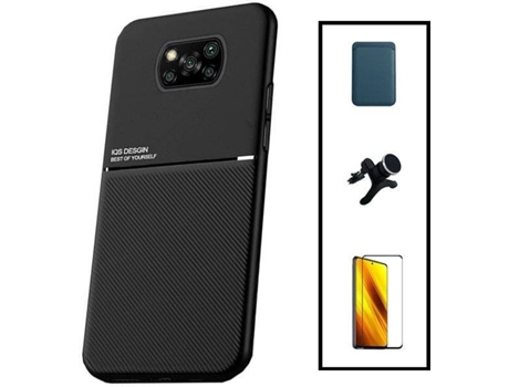 Funda y Protector Xiaomi Redmi Poco X3 Pro PHONECARE Magnetic Lux Negro