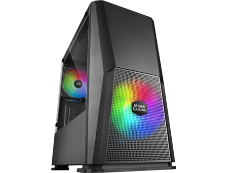Caja PC MARS GAMING MCONE (Mini ATX Tower - Negro)
