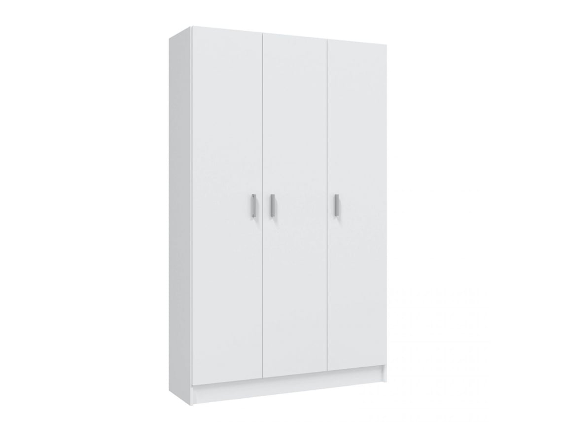 Armario multiusos de 3 puertas Blanco 180cm x 180 x 37cm cm