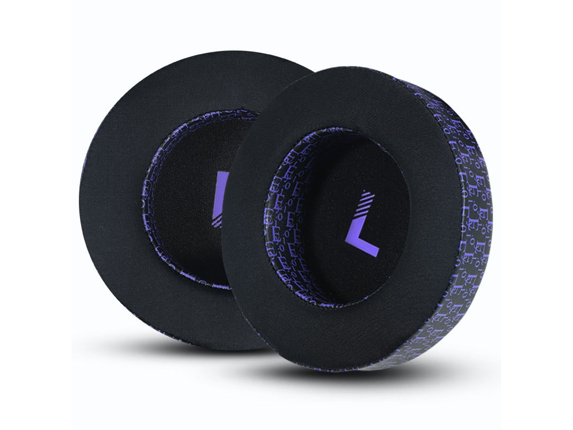 Almohadilla para auriculares AKG K701, espuma suave, acabado seda helada, negro/morado, XIAOMOYU
