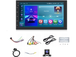 Autorradio Android 13 De Doble Din (2+64 Gb) Con Carplay (sin Carplay), Pantalla Táctil De 7 Pulgadas, Gps Para Coche, Wifi, Cámara.