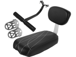 Asiento De Bicicleta Para Niño/niña Con Respaldo Y Reposabrazos, Cojín Incluido Para Ciclismo Familiar.