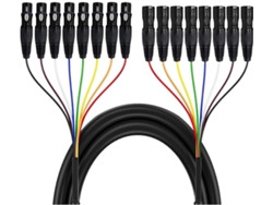 Cable de señal de audio multimedia para iluminación de escenario y micrófono. SFUSHOS