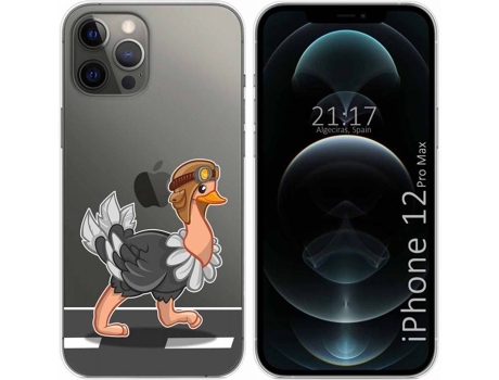 Carcasa iPhone 12 Pro Max (6.7) TUMUNDOSMARTPHONE Avestruz Multicolor