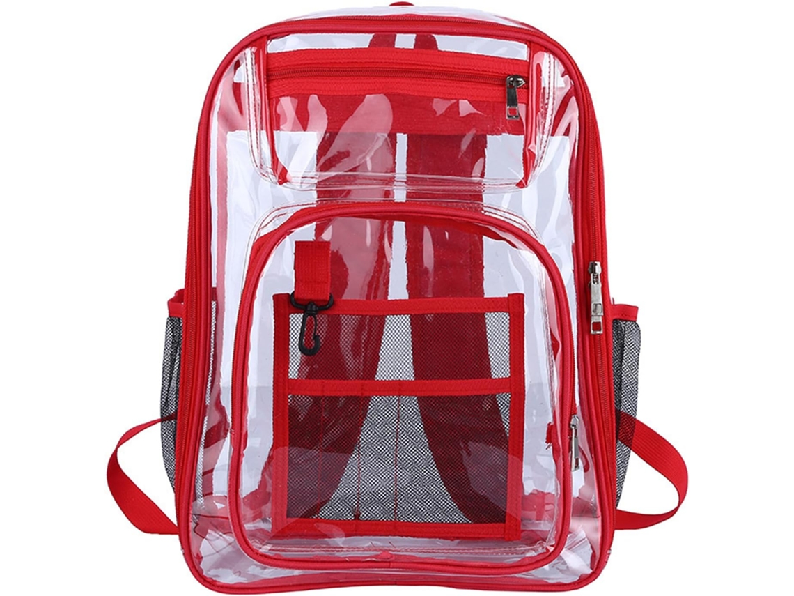 Mochila escolar transparente y moderna de gran capacidad para portátil SFUSHOS