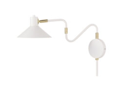 Lámpara de pared BELIANI Baliem de Acero Blanco 20x45x35