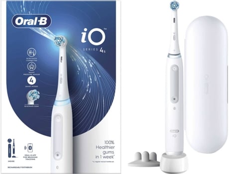 Cepillo de Dientes Eléctrico ORAL B iO 4 S Blanco