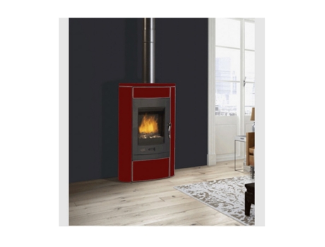 Estufa de leña carmín brillante de 9,5 kw. 369123000242K - GODIN
