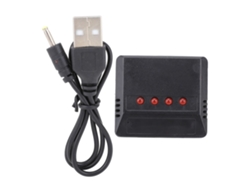 Cargador De Baterías De Litio De 3,7 V Para Drones Con Concentrador De Carga Balanceada De 1 A 4 Puertos, Usb Universal