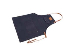 Delantal De Mezclilla Para Adultos Con Bolsillo Y Lazo Ideal Para Cocinar Hornear Barman Chef De Barbacoa Y Uniforme De Cocinero